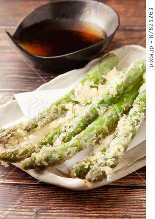 アスパラの天ぷら 87821263