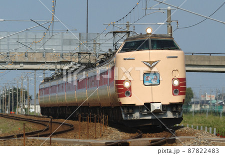 北陸本線 加賀笠間-美川 JR西日本 485系 A07改編成(京都) 雷鳥 北陸本線 加賀笠間-美川 JR西日本 485系 A07改編成(京都) 雷鳥 87822483