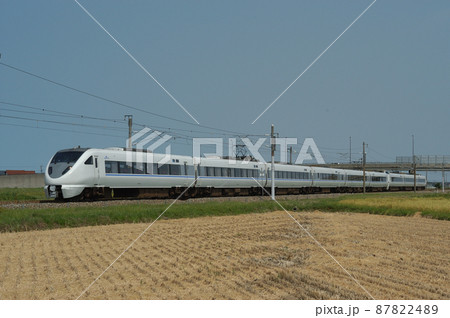 北陸本線　加賀笠間－美川　JR西日本　683系　T21+T17編成（金沢）　サンダーバード 87822489