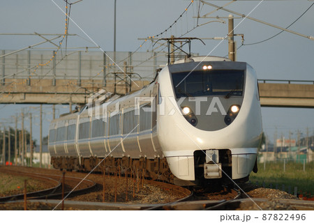 北陸本線 加賀笠間-美川 JR西日本 683系 T23+T15編成(金沢) サンダーバード 北陸本線 加賀笠間-美川 JR西日本 683系 T23+T15編成(金沢) サンダーバード 87822496