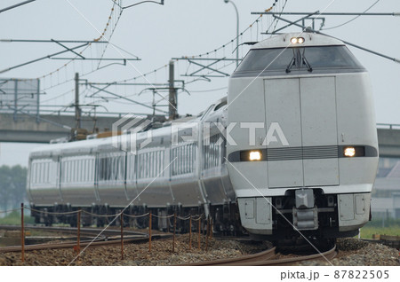 北陸本線　加賀笠間－美川　JR西日本　683系　S25+S08編成（金沢）　しらさぎ 87822505