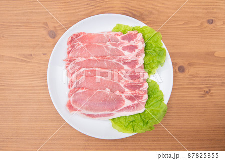 生姜焼き用の豚肉 87825355