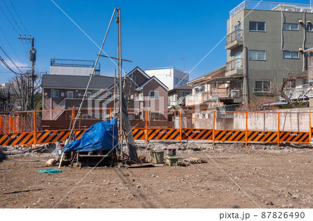 地盤調査　宅地　ボーリング調査 87826490