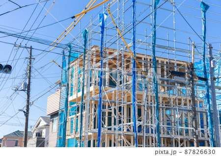 木造3階住宅 工事イメージ 木造3階住宅 工事イメージ 87826630