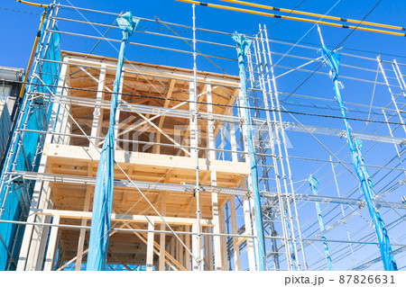 木造3階住宅　工事イメージ　　 87826631