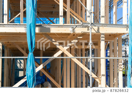 木造3階住宅 工事イメージ 木造3階住宅 工事イメージ 87826632