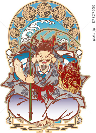 浮世絵 恵比寿 その3 和風ゴシックバージョン 浮世絵 恵比寿 その3 和風ゴシックバージョン 87827659