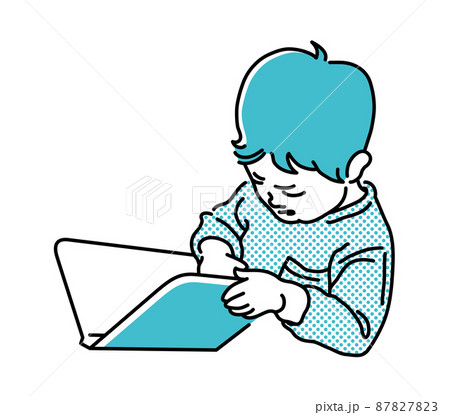 本を読むこども 87827823