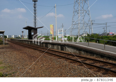 樽見鉄道東大垣駅の構内 87831346