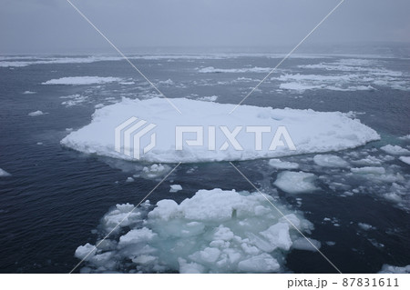 網走のおーろら号から見た流氷 網走のおーろら号から見た流氷 87831611