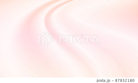 布の波のようなドレープ、サーモンピンクの光と影、背景画像 87832180