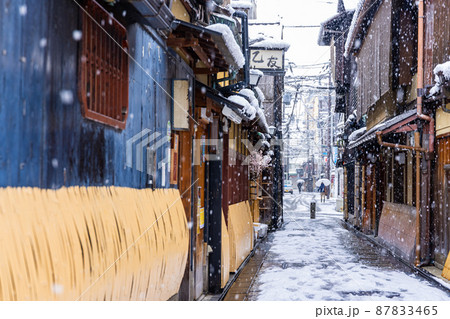雪の京都東山 雪の京都東山 87833465