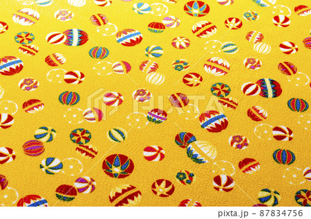 縮緬の背景素材 87834756