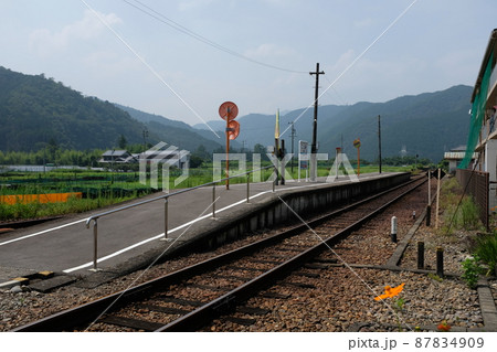 樽見鉄道・神海駅の構内 樽見鉄道・神海駅の構内 87834909