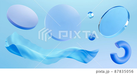 Set of 3D geometric elements 87835056
