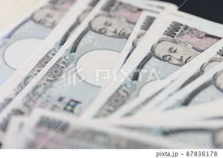 たくさんのお金 87836178