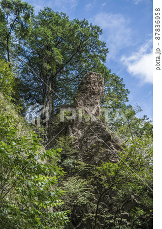御岳山の名所　天狗岩【東京都・青梅市】 87836958