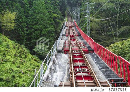 御岳山ケーブルカー 線路橋【東京都・青梅市】 御岳山ケーブルカー 線路橋【東京都・青梅市】 87837353
