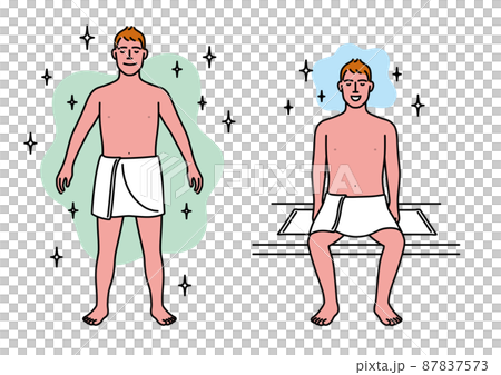 Relax in the sauna 87837573