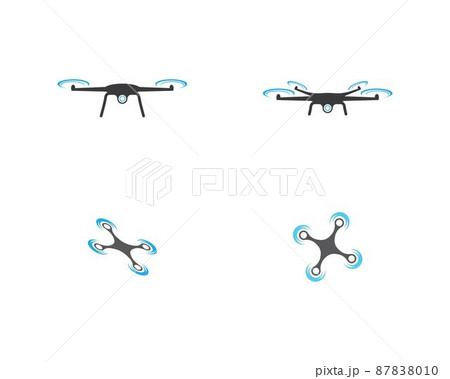 Drone symbol vector icon Drone symbol vector icon 87838010