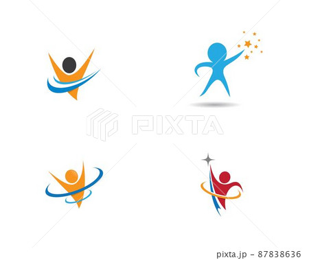 Wellnes symbol vector icon 87838636