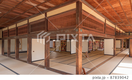 掛川城二の丸御殿御書院次の間入側（国指定重要文化財） 87839042