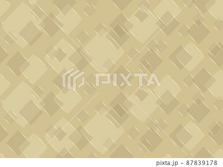 Golden Repeating Pattern of Rounded Squares 87839178