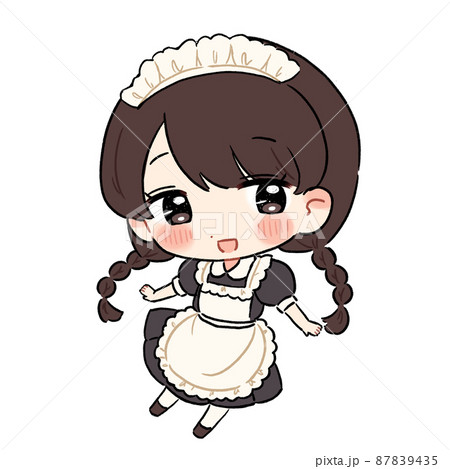 メイド_黒 87839435