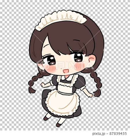 メイド_黒 87839435