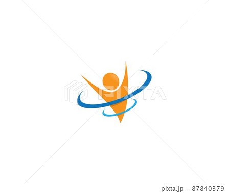 Wellnes symbol vector icon 87840379