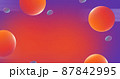 Cosmic spheres. Abstract future background. Copy space.  87842995