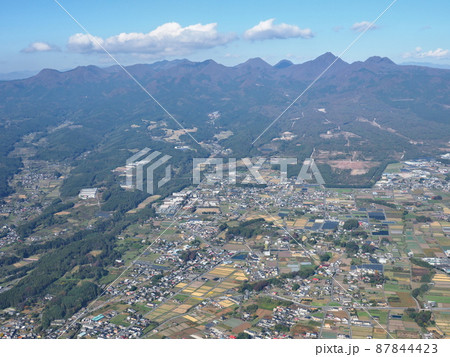 高崎市上空から見た秋の榛名山（自衛隊ヘリ体験搭乗） 87844423