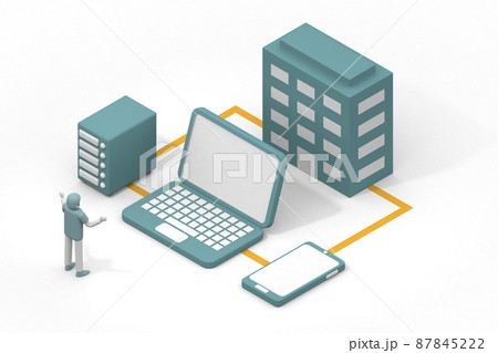 ネット社会で生活する。たくさんの物がインターネットとつながっている。インターネットにつなげる機器。 87845222