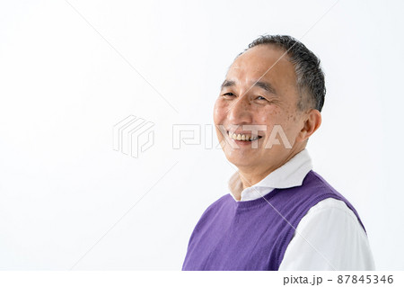 シニア 男性 ポートレート シニア 男性 ポートレート 87845346