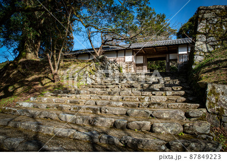 福岡県朝倉市秋月城下町の秋月城跡 87849223