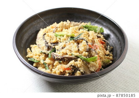 おから料理、炒り煮 87850185