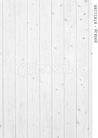 白い木目の背景素材。ホワイトウッド。の写真素材 [87851286] - PIXTA