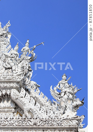 Thai fine art style, The guardian angel protect...の写真素材