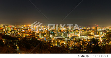 熊本市(夜景風景)Kumamoto City (night view) 熊本市(夜景風景)Kumamoto City (night view) 87854091