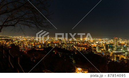 熊本市(夜景風景)Kumamoto City (night view) 87854095