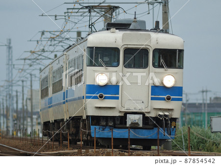 北陸本線　美川－加賀笠間　JR西日本　475系　A17編成（金沢） 87854542