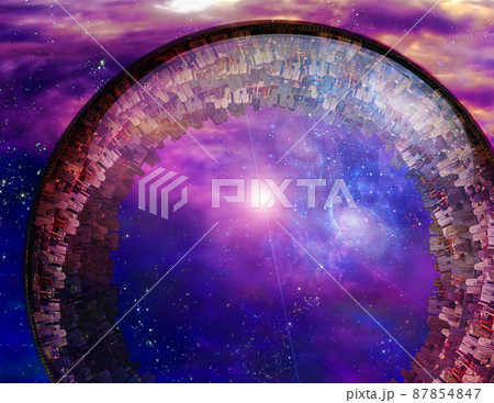 Multi-Generational Interstellar Ship 87854847