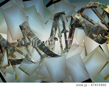 Damaged DNA strands 87854866