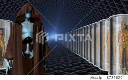 Clones and their robot keepers Clones and their robot keepers 87856204