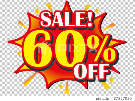 60%off,割引,値下げ,セール,チラシ,値札,60%,値引き,プライスカード 