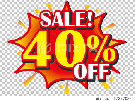 40% off, discount, price cut, sale, leaflet, price tag, 40%, discount, price card, advertisement, price, 40% off, discount, price cut, sale, leaflet, price tag, 40%, discount, price card, advertisement, price, 87857082