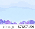紫陽花の背景 87857159