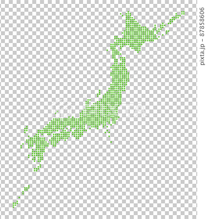 Japan map tiles Japan map tiles 87858606