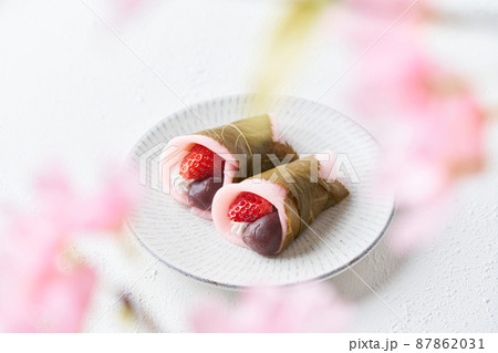 いちごさくら餅 87862031