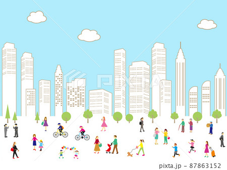 都心の風景 87863152